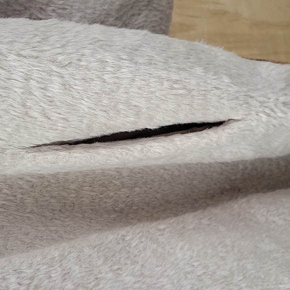 MARTHA STEWART COAT LINED XL CREAM COLORED NEW - Picture 4 of 6